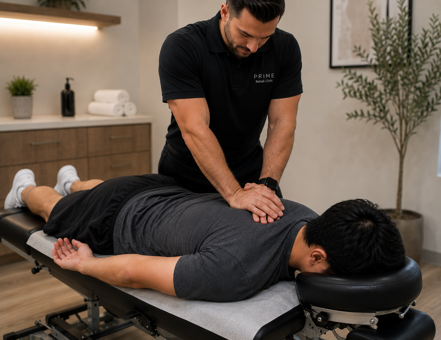 Chiropractic care at Prime Rehab Clinic